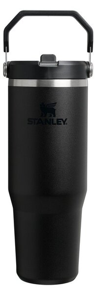 Czarny termos ze stali nierdzewnej 890 ml IceFlow™ Flip Straw 2.0 Tumbler Black – Stanley
