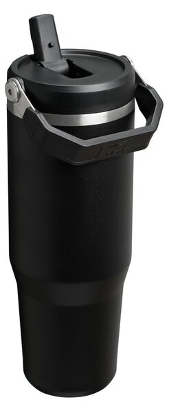 Czarny termos ze stali nierdzewnej 890 ml IceFlow™ Flip Straw 2.0 Tumbler Black – Stanley