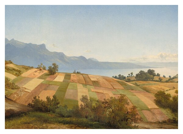 Obraz - Alexandre Calame, Swiss Landscape, reprodukcje (70x50 cm)