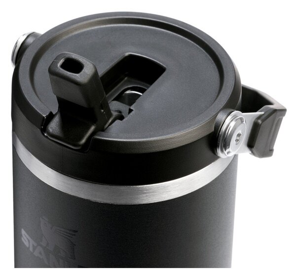 Czarny termos ze stali nierdzewnej 890 ml IceFlow™ Flip Straw 2.0 Tumbler Black – Stanley