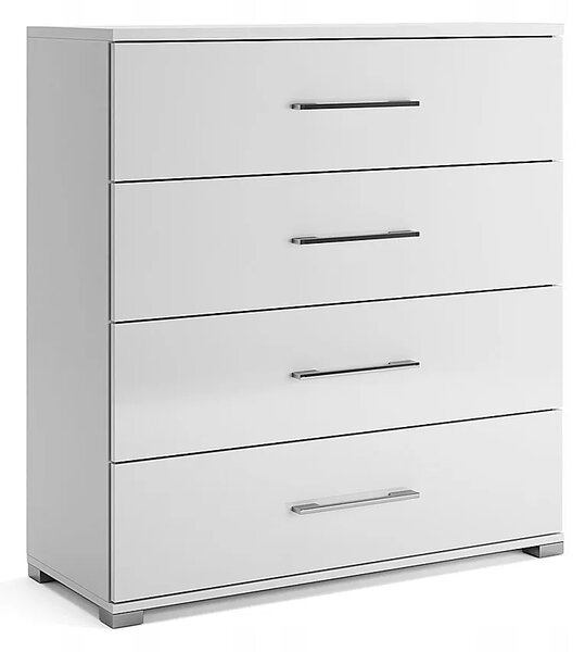 Biała komoda z 4 szufladami A6-B53