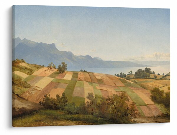 Obraz - Alexandre Calame, Swiss Landscape, reprodukcje (70x50 cm)