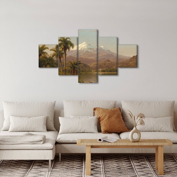 Obraz - Frederic Edwin Church, Tamaca Palms, reprodukcje (125x70 cm)