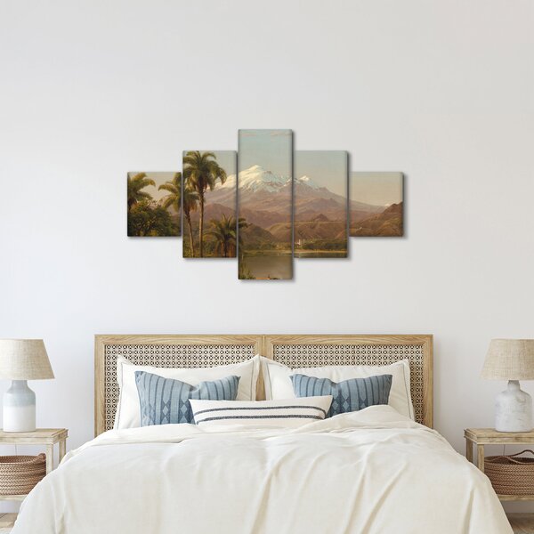 Obraz - Frederic Edwin Church, Tamaca Palms, reprodukcje (125x70 cm)