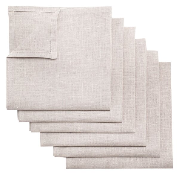 Komplet serwetek 6 szt. 42x42cm Linen 159-15