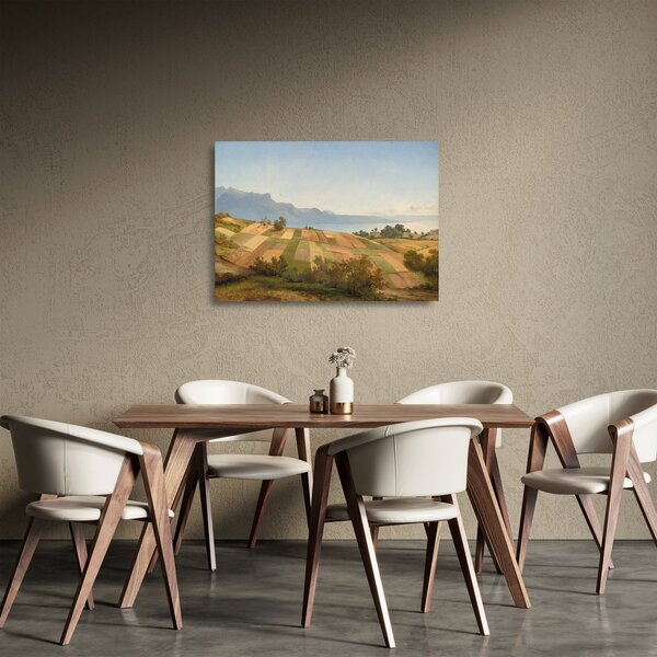 Obraz na szkle - Alexandre Calame, Swiss Landscape, reprodukcje (70x50 cm)