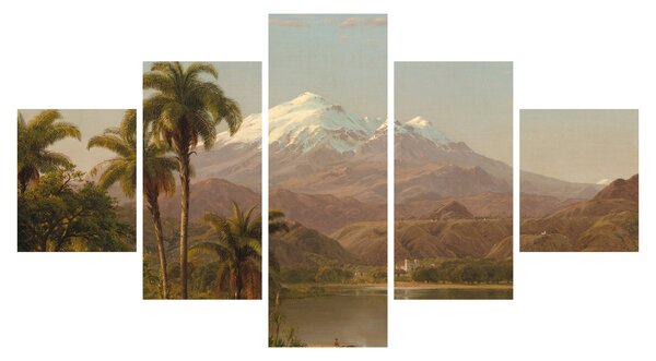 Obraz - Frederic Edwin Church, Tamaca Palms, reprodukcje (125x70 cm)