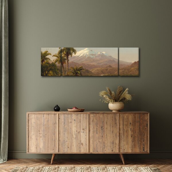 Obraz - Frederic Edwin Church, Tamaca Palms, reprodukcje (170x50 cm)
