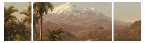 Obraz - Frederic Edwin Church, Tamaca Palms, reprodukcje (170x50 cm)