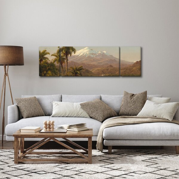 Obraz - Frederic Edwin Church, Tamaca Palms, reprodukcje (170x50 cm)