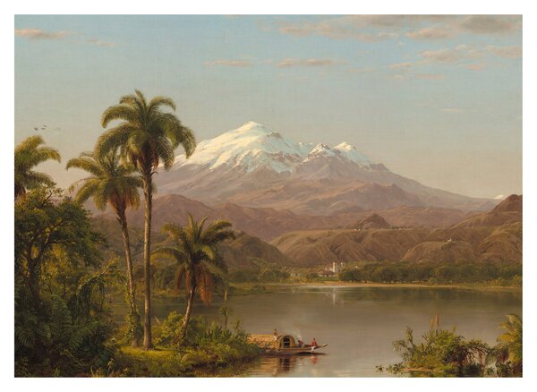 Obraz - Frederic Edwin Church, Tamaca Palms, reprodukcje (70x50 cm)