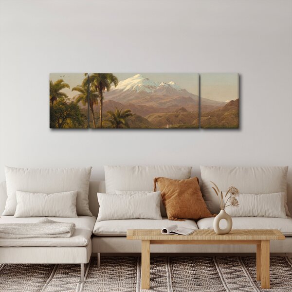 Obraz - Frederic Edwin Church, Tamaca Palms, reprodukcje (170x50 cm)
