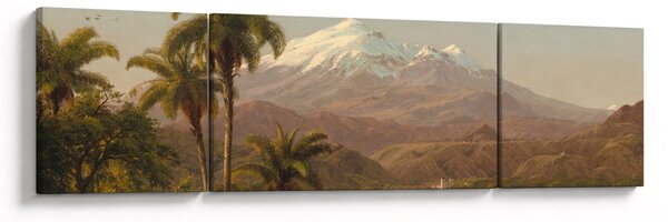Obraz - Frederic Edwin Church, Tamaca Palms, reprodukcje (170x50 cm)