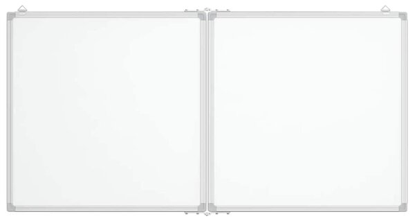 Tablica magnetyczna, składana, 120x60x1,7 cm, aluminiowa