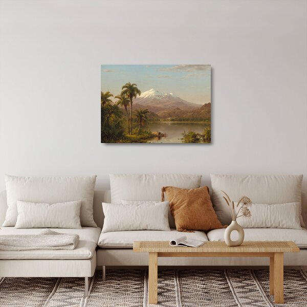 Obraz na szkle - Frederic Edwin Church, Tamaca Palms, reprodukcje (70x50 cm)