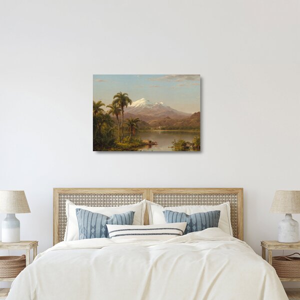 Obraz na szkle - Frederic Edwin Church, Tamaca Palms, reprodukcje (70x50 cm)