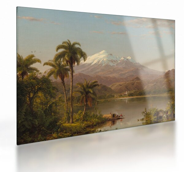 Obraz na szkle - Frederic Edwin Church, Tamaca Palms, reprodukcje (70x50 cm)