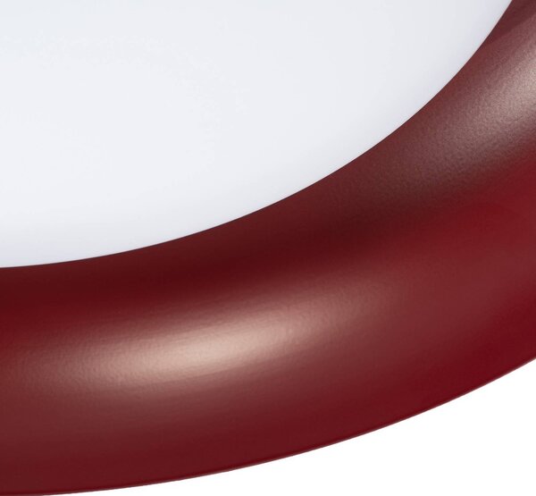 Lampa sufitowa Florie Lindby, czerwony, salon / jadalnia, tworzywo sztuczne, nowoczesny