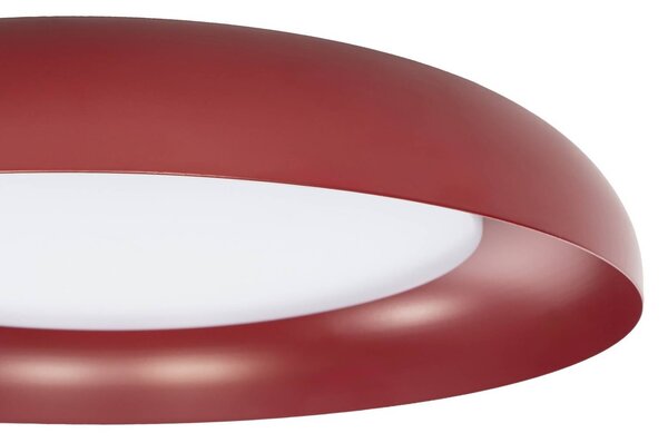Lampa sufitowa Florie Lindby, czerwony, salon / jadalnia, tworzywo sztuczne, nowoczesny