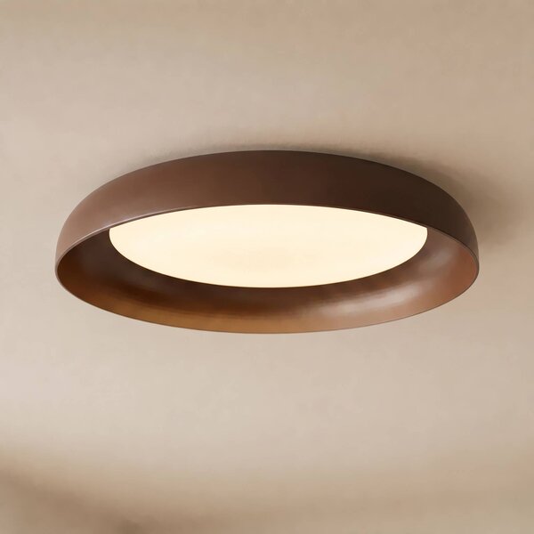 Lampa sufitowa Florie Lindby, brązowy / rdzawy, salon / jadalnia, tworzywo sztuczne, nowoczesny