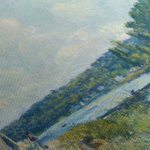 Obraz - Alfred Sisley, The Banks of the Oise, reprodukcje (170x50 cm)