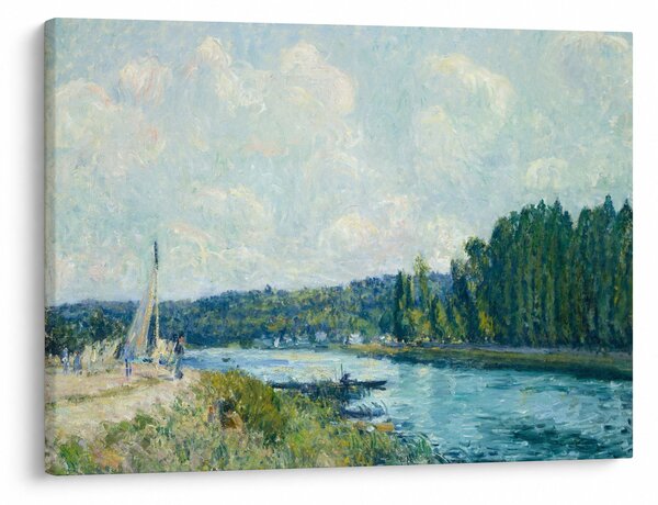 Obraz - Alfred Sisley, The Banks of the Oise, reprodukcje (70x50 cm)