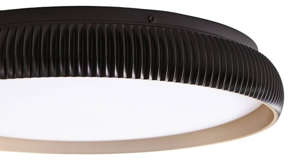 Lampa sufitowa Jovian Lindby, możliwość ściemniania, czarny, salon / jadalnia, tworzywo sztuczne, nowoczesny