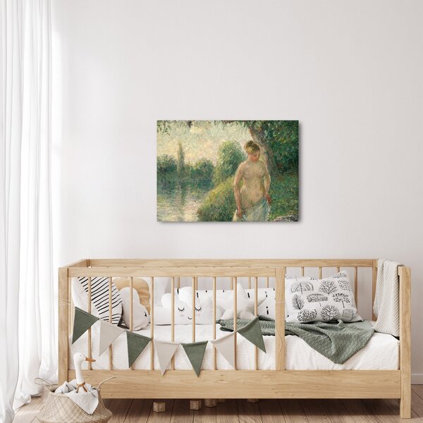 Obraz - Camille Pissarro, The Bather, reprodukcje (70x50 cm)