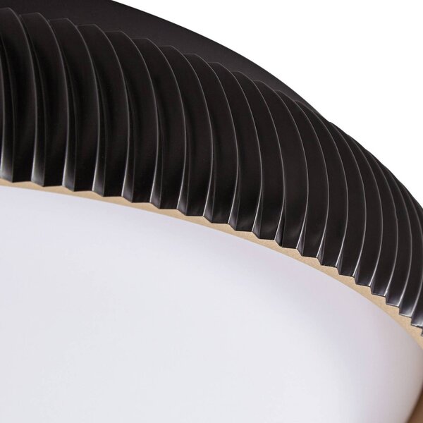 Lampa sufitowa Jovian Lindby, możliwość ściemniania, czarny, salon / jadalnia, tworzywo sztuczne, nowoczesny