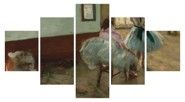 Obraz - Edgar Degas, The Dance Lesson, reprodukcje (125x70 cm)