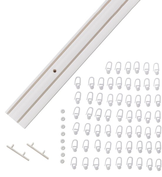 Szyna sufitowa podwójna 210cm - komplet