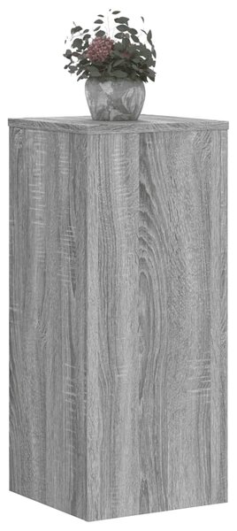 Podstawki pod doniczki, 2 szt., szary dąb sonoma, 30x30x70 cm