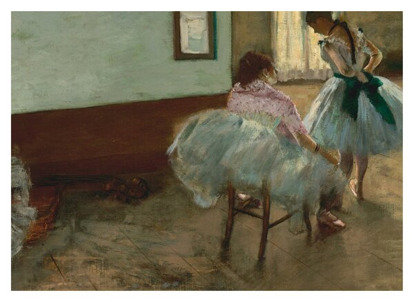 Obraz - Edgar Degas, The Dance Lesson, reprodukcje (70x50 cm)