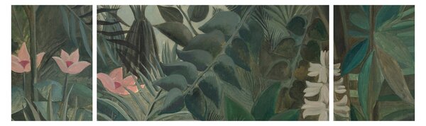 Obraz - Henri Rousseau, The Equatorial Jungle, reprodukcje (170x50 cm)