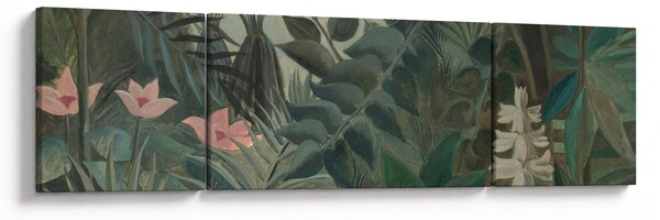 Obraz - Henri Rousseau, The Equatorial Jungle, reprodukcje (170x50 cm)