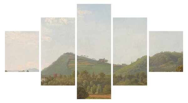 Obraz - Simon Denis, View Near Naples, reprodukcje (125x70 cm)