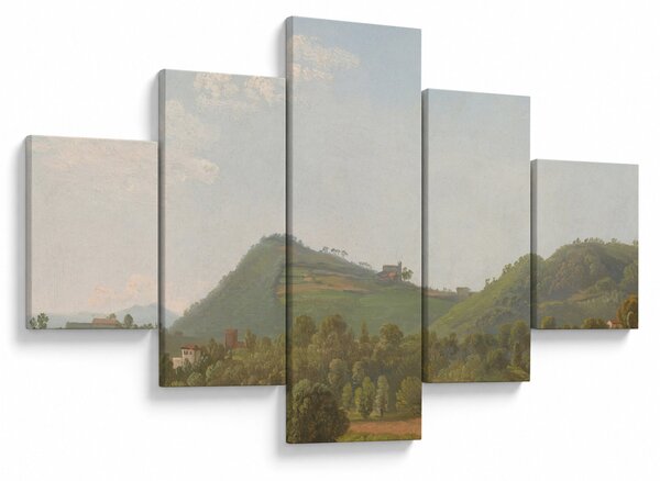 Obraz - Simon Denis, View Near Naples, reprodukcje (125x70 cm)