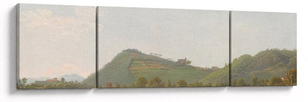 Obraz - Simon Denis, View Near Naples, reprodukcje (170x50 cm)