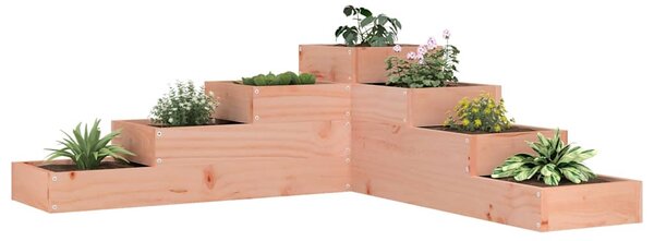 Donica ogrodowa 4-poziomowa 106x104,5x36 cm Drewno lite Douglas