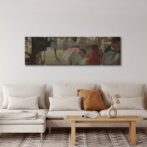 Obraz - Edgar Degas, The Dance Class, reprodukcje (170x50 cm)