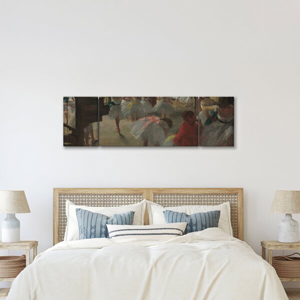 Obraz - Edgar Degas, The Dance Class, reprodukcje (170x50 cm)