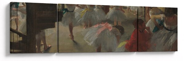 Obraz - Edgar Degas, The Dance Class, reprodukcje (170x50 cm)