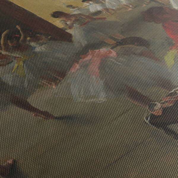 Obraz - Edgar Degas, The Dance Class, reprodukcje (z zegarem) (90x30 cm)