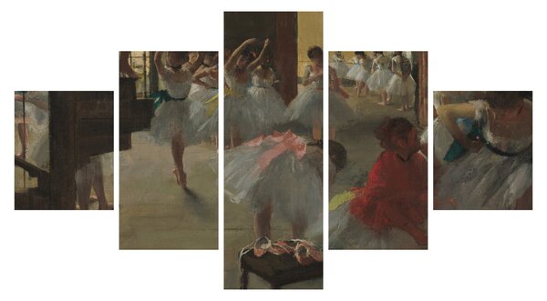Obraz - Edgar Degas, The Dance Class, reprodukcje (125x70 cm)