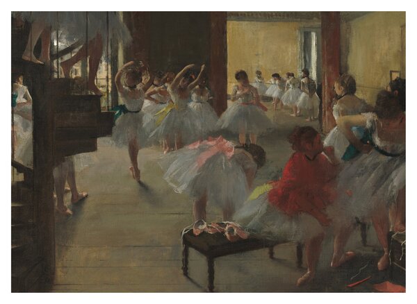 Obraz - Edgar Degas, The Dance Class, reprodukcje (70x50 cm)