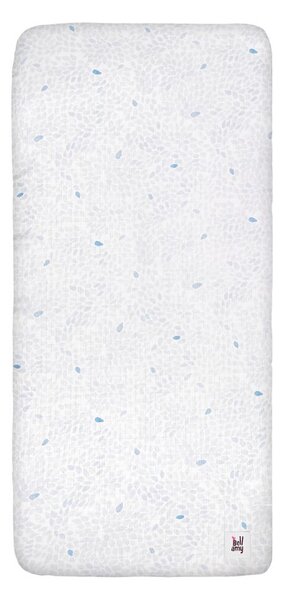 Dziecięce muślinowe prześcieradło FLAKES 70 x 140 cm