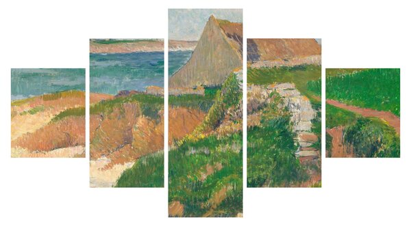 Obraz - Henri Moret, The Island of Raguenez, Brittany, reprodukcje (125x70 cm)