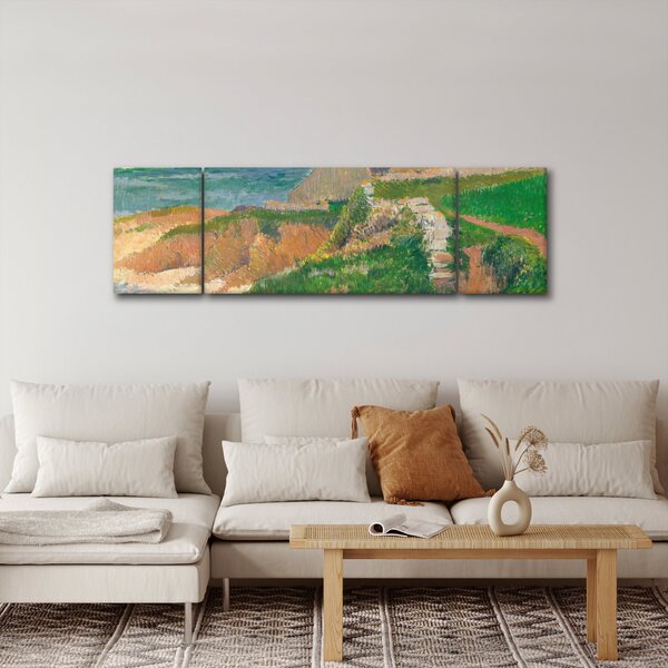 Obraz - Henri Moret, The Island of Raguenez, Brittany, reprodukcje (170x50 cm)
