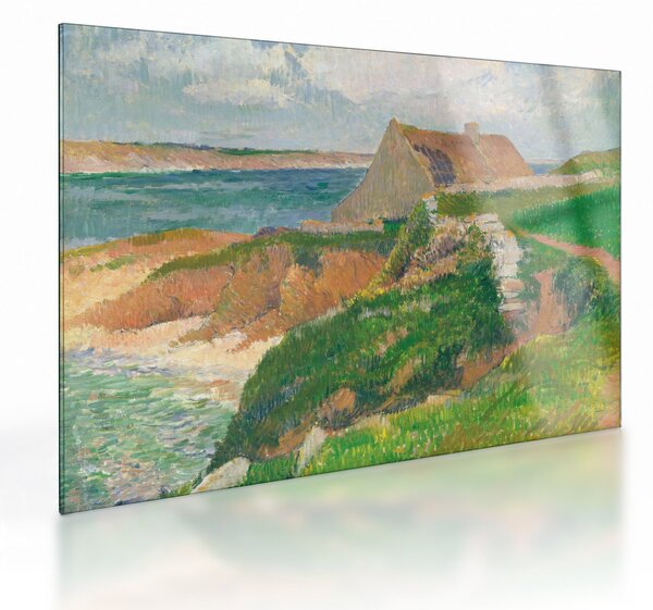 Obraz na szkle - Henri Moret, The Island of Raguenez, Brittany, reprodukcje (70x50 cm)