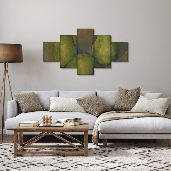 Obraz - Paul Cézanne, Three Pears, reprodukcje (125x70 cm)